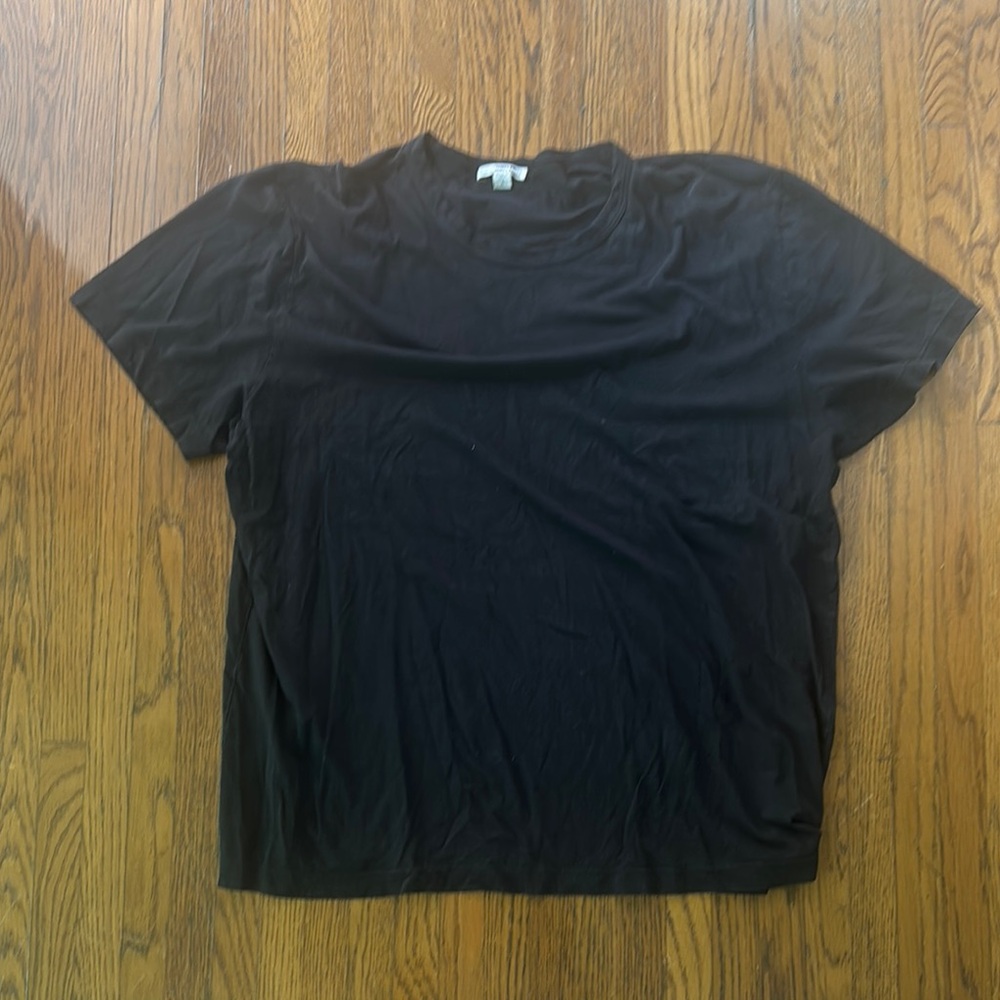 James Perse Black Short Sleeve Tee